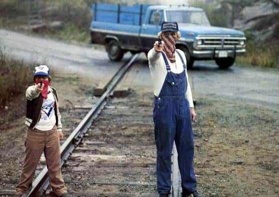 "This is a hold up!" scene from Martin's Day (1985) "This is a hold up!" scene from Martin's Day (1985)