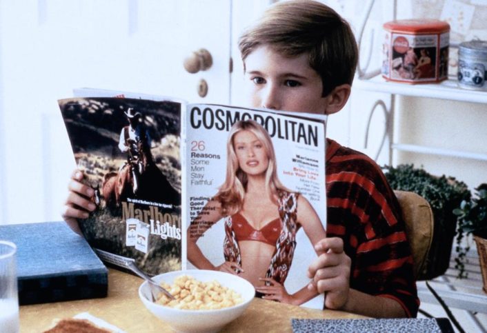 Frank (Michael Patrick Carter) is curious little boy